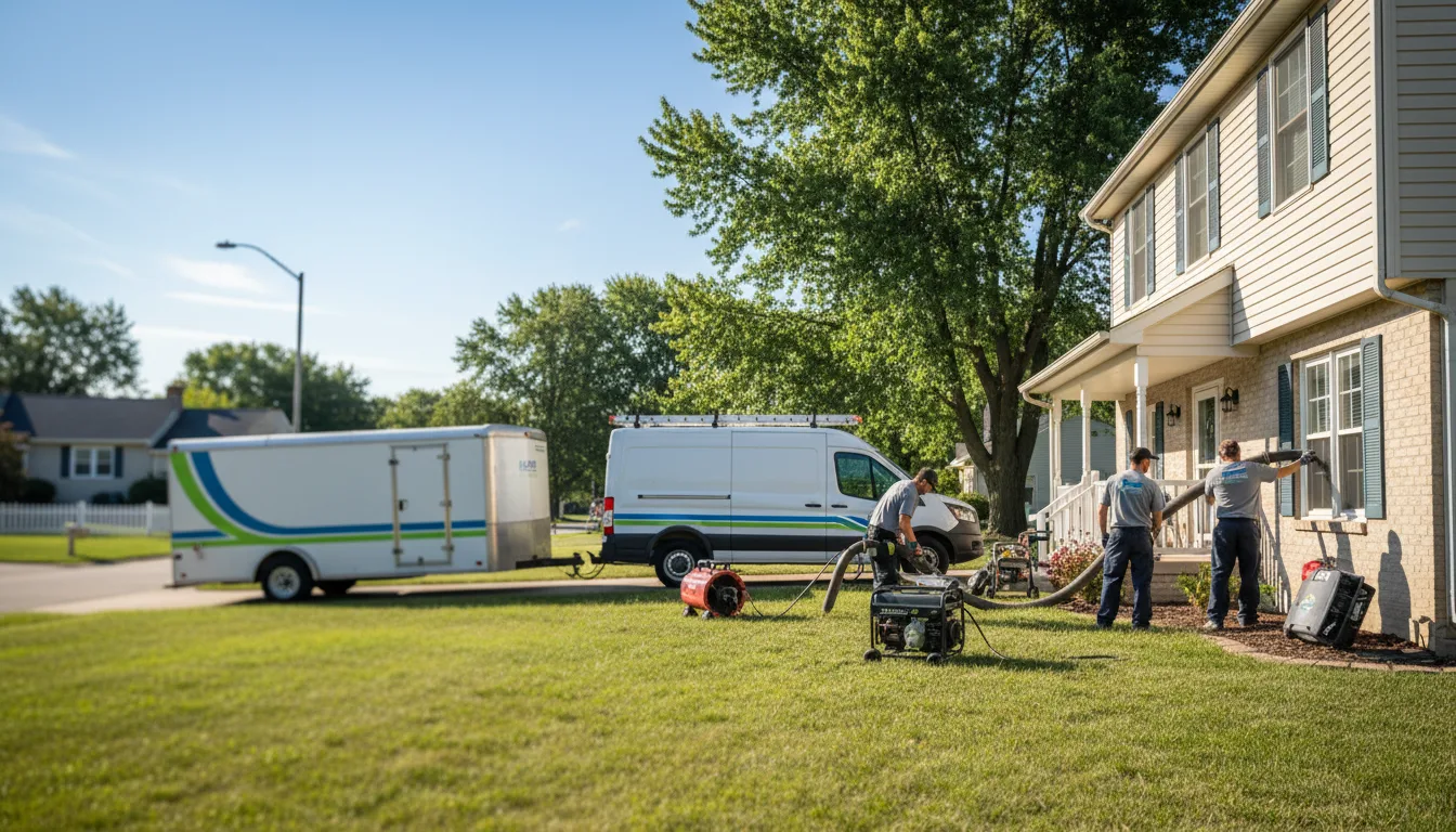 Flooded Basement Restoration And Cleanup With Repair in Eldorado, OH near me